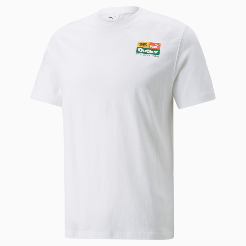Tee Puma PUMA x BUTTER GOODS Estampados Tee Blancos | 43289XKGV