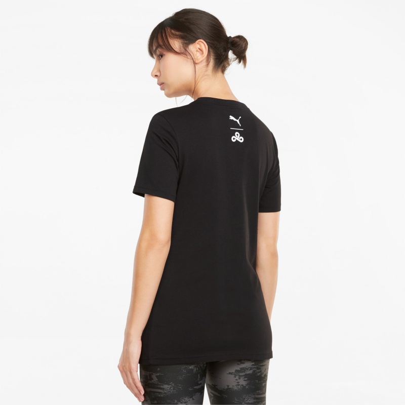 Tee Puma PUMA x CLOUD9 Estampados Esports Negros | 02987EAOP