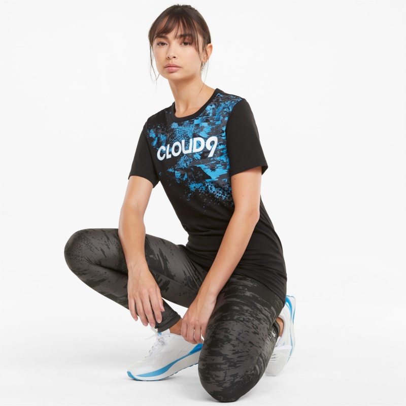 Tee Puma PUMA x CLOUD9 Estampados Esports Negros | 02987EAOP