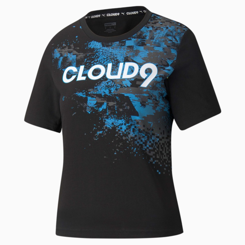 Tee Puma PUMA x CLOUD9 Estampados Esports Negros | 02987EAOP