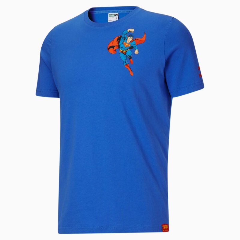 Tee Puma PUMA x DC Justice League Superman Azules | 45682JKYU