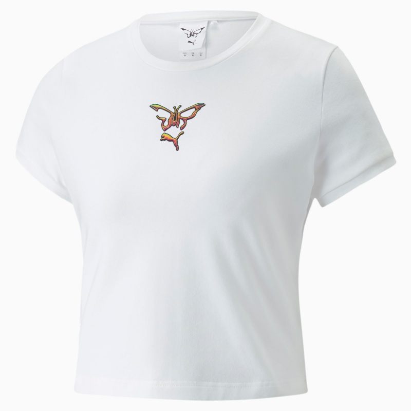 Tee Puma PUMA x DUA LIPA Slim Blancos | 37826AEYD