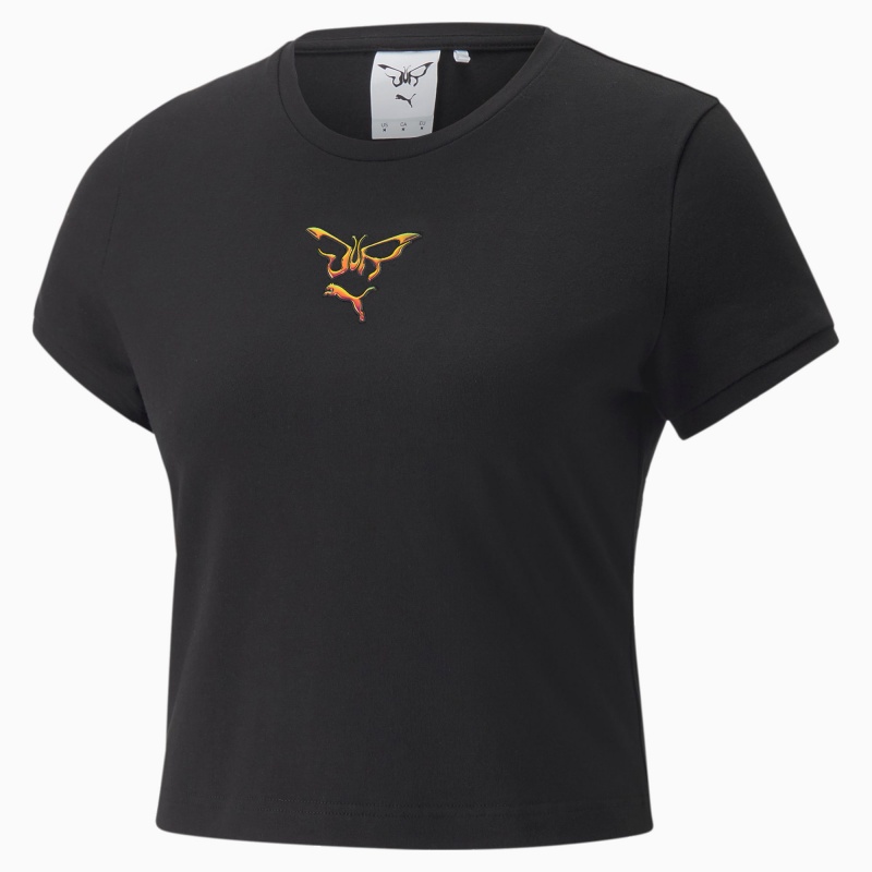 Tee Puma PUMA x DUA LIPA Slim Negros | 01354DZOE