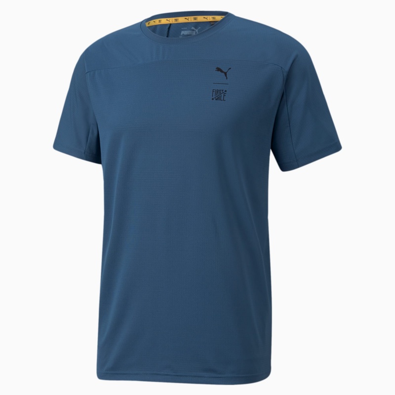 Tee Puma PUMA x FIRST MILE Entrenamiento Azules | 47135IERL