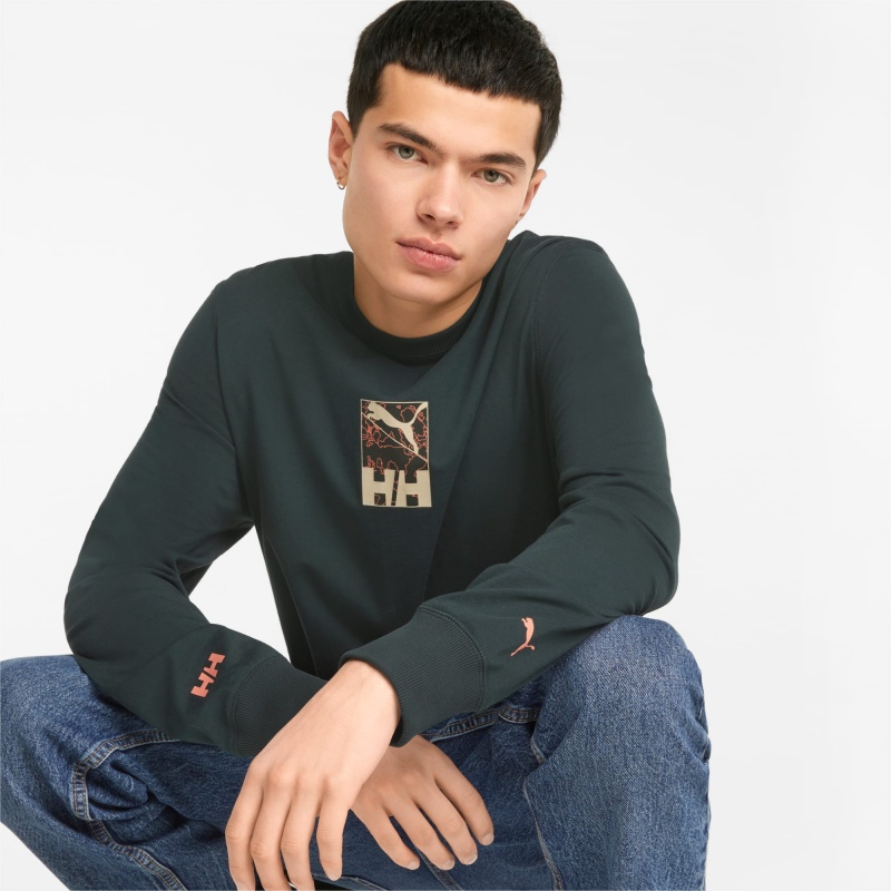 Tee Puma PUMA x HELLY HANSEN Long Sleeve Scarab | 21658NGTA