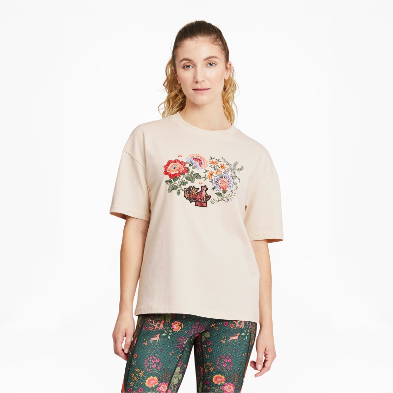 Tee Puma PUMA x LIBERTY Estampados Birch | 84693TSVZ