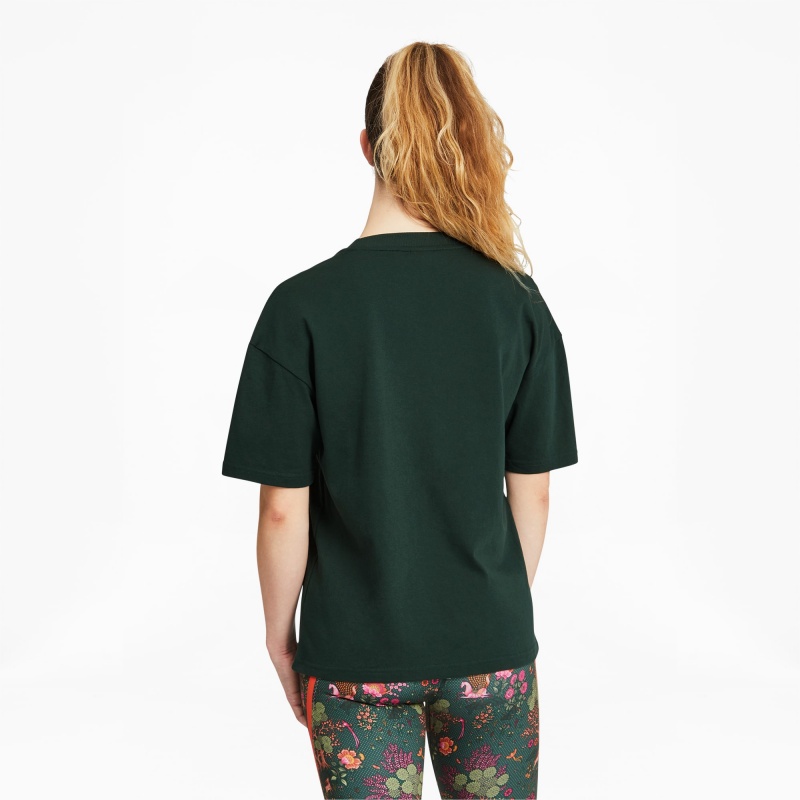 Tee Puma PUMA x LIBERTY Estampados Verdes | 04952GPKU