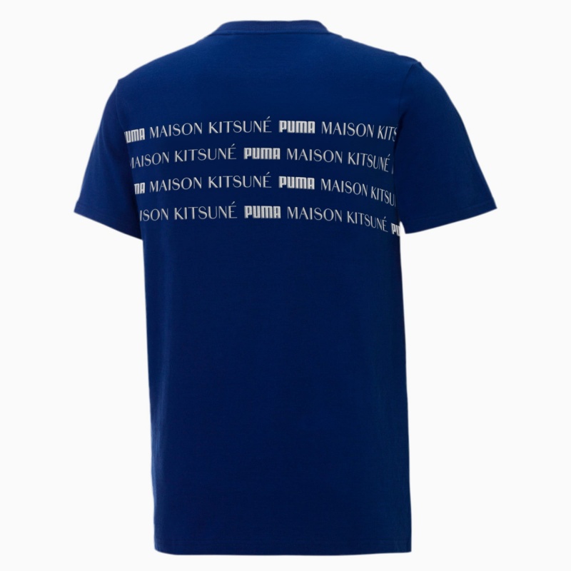 Tee Puma PUMA x MAISON KITSUNE Engineered Azules | 68947CXEP