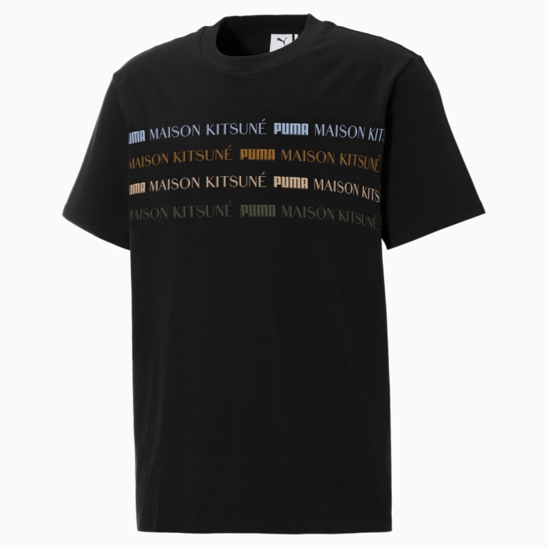Tee Puma PUMA x MAISON KITSUNE Engineered Negros | 35921UMVE