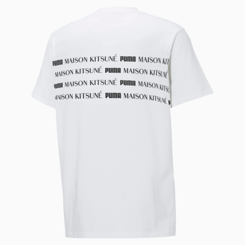 Tee Puma PUMA x MAISON KITSUNE Engineered Blancos | 90523VZJO