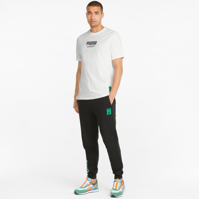 Tee Puma PUMA x MINECRAFT Estampados Blancos | 67428LMDX