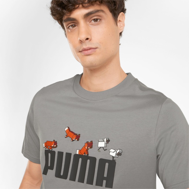 Tee Puma PUMA x MINECRAFT Estampados Griffin | 07213QOLU
