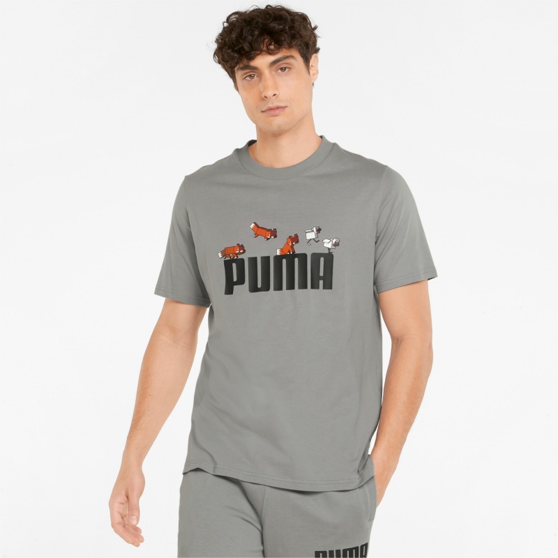 Tee Puma PUMA x MINECRAFT Estampados Griffin | 07213QOLU