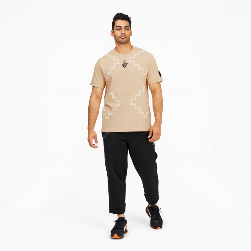 Tee Puma PUMA x PRONOUNCE Elevated Tee Pebble | 16735UMXL