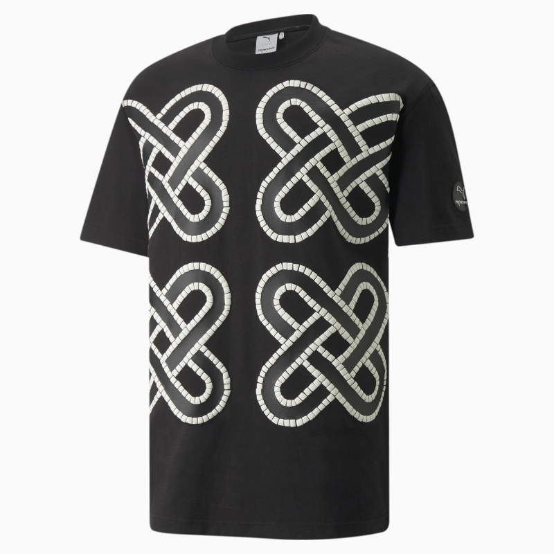 Tee Puma PUMA x PRONOUNCE Estampados Negros | 89361JWYR