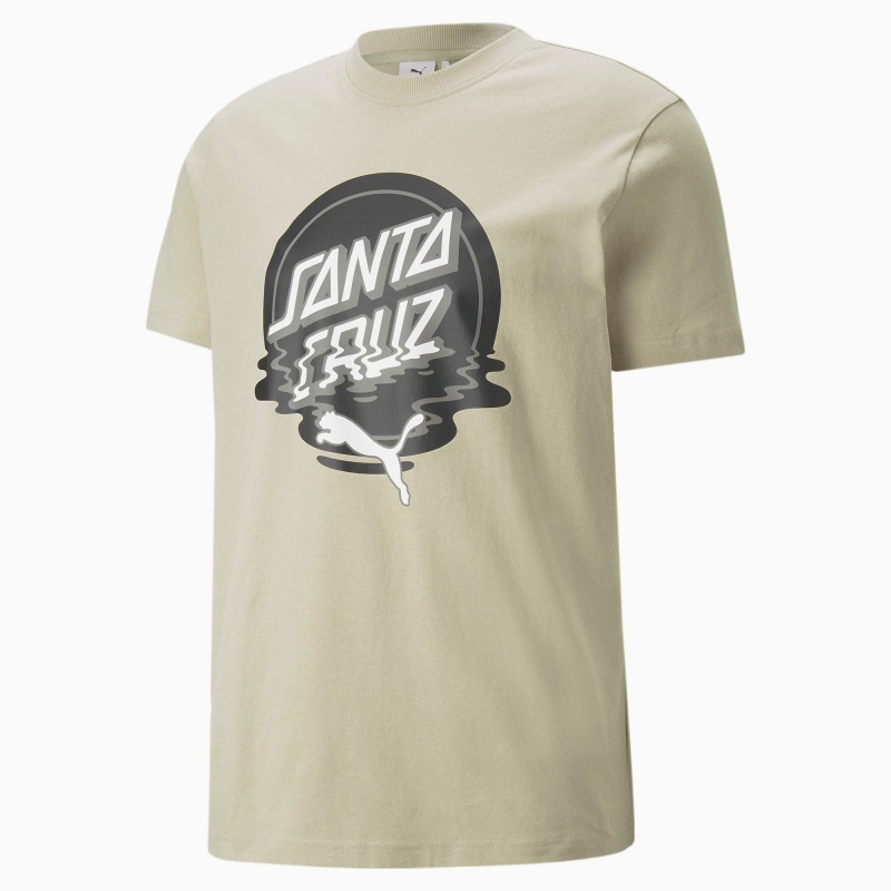 Tee Puma PUMA x SANTA CRUZ Verdes | 57826CNKS