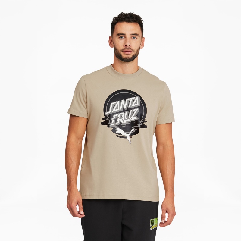 Tee Puma PUMA x SANTA CRUZ Verdes | 57826CNKS