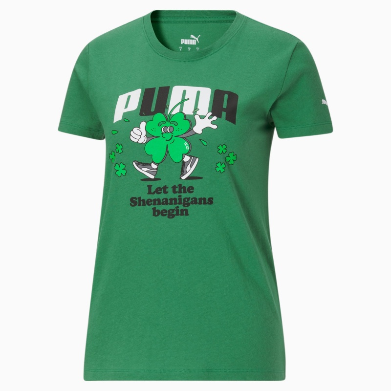 Tee Puma Paddy Shenanigans Verdes | 80716HZXV