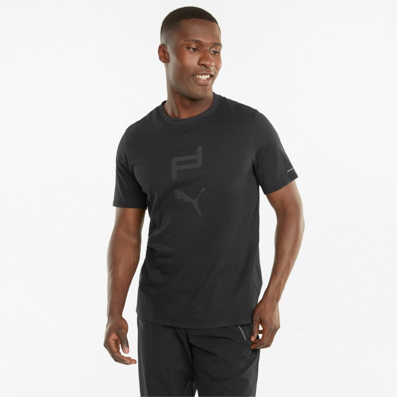 Tee Puma Porsche Design Estampados Negros | 28931NIKU