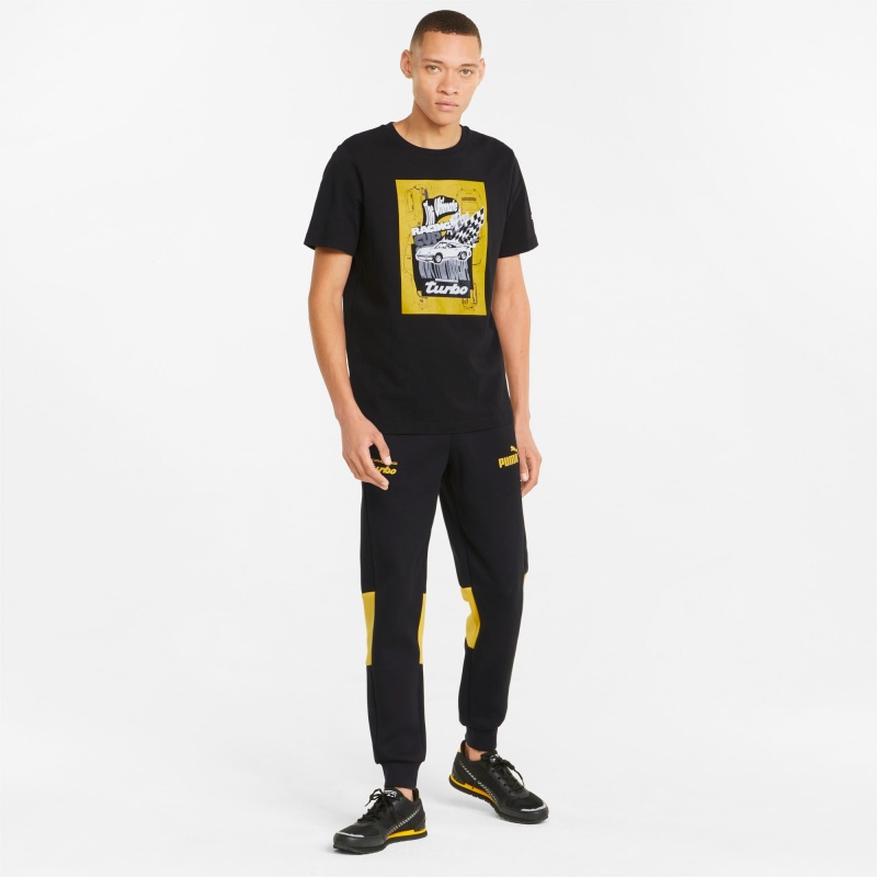 Tee Puma Porsche Legacy Estampados Negros | 58097RDOG