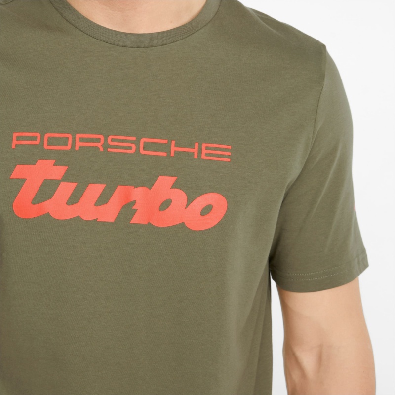 Tee Puma Porsche Legacy Logo Verdes Oscuro | 48510TYGE