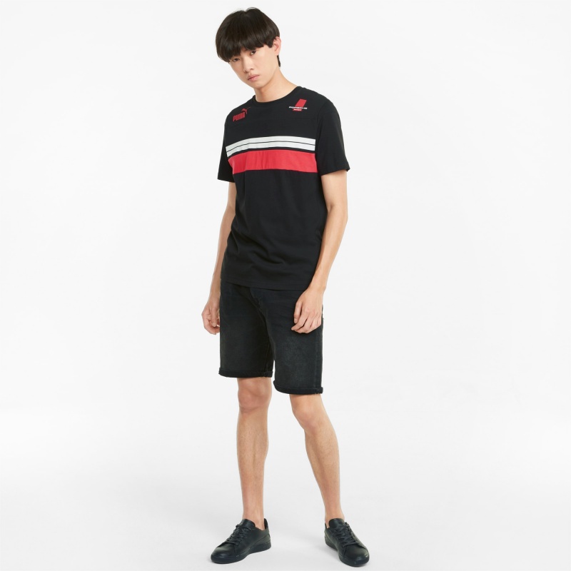 Tee Puma Porsche Legacy SDS Negros | 43752XFQU