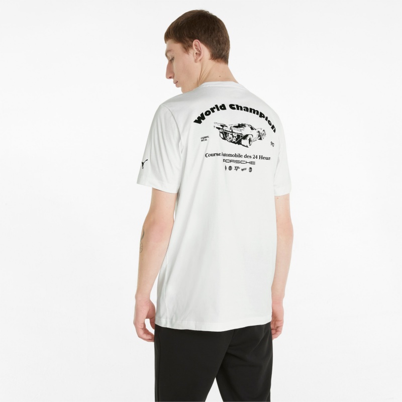 Tee Puma Porsche Legacy Statement Blancos | 56094JAPK