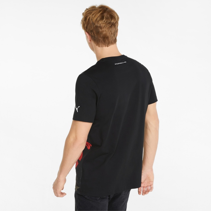 Tee Puma Porsche Legacy Statement Estampados Negros | 64192DRVT