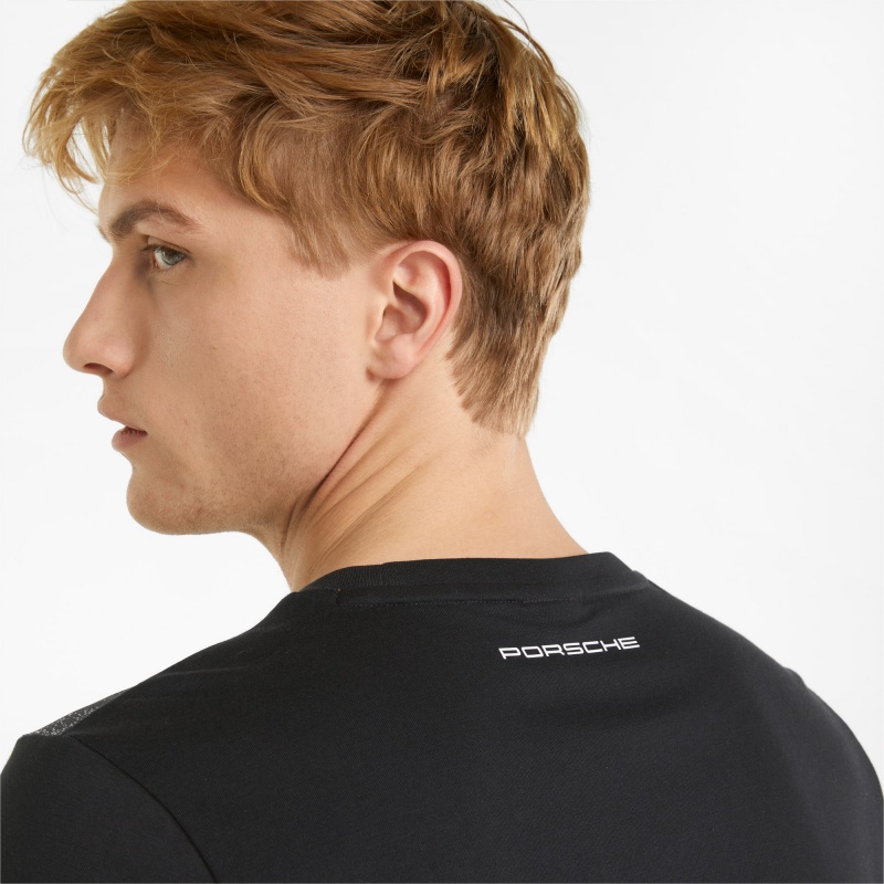 Tee Puma Porsche Legacy Statement Estampados Negros | 64192DRVT