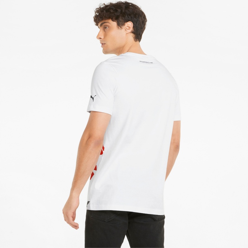 Tee Puma Porsche Legacy Statement Estampados Blancos | 81057RAFC