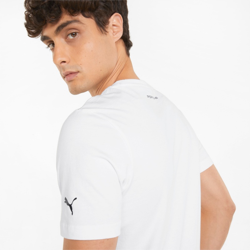 Tee Puma Porsche Legacy Statement Estampados Blancos | 81057RAFC