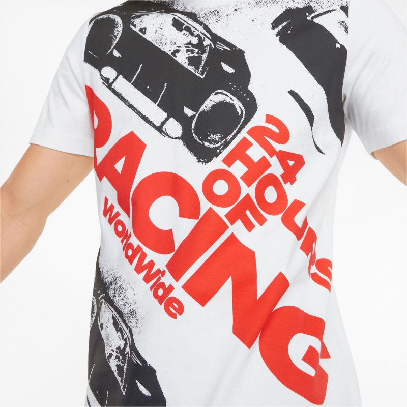 Tee Puma Porsche Legacy Statement Estampados Blancos | 81057RAFC