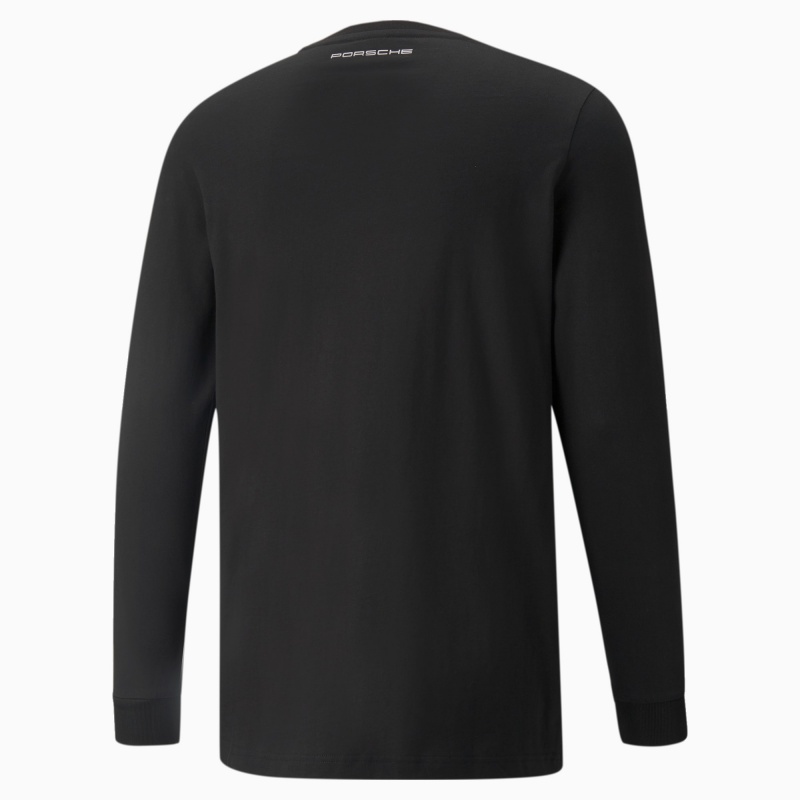 Tee Puma Porsche Legacy Statement Long Sleeve Negros | 45738AOYU