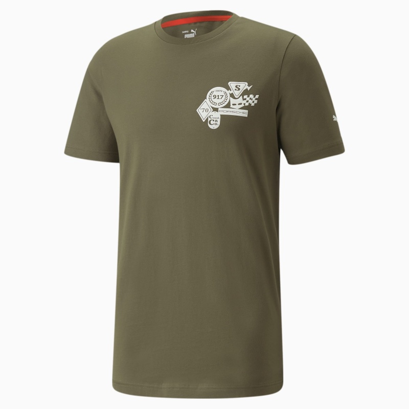Tee Puma Porsche Legacy Statement Verdes Oscuro | 45019XHJO