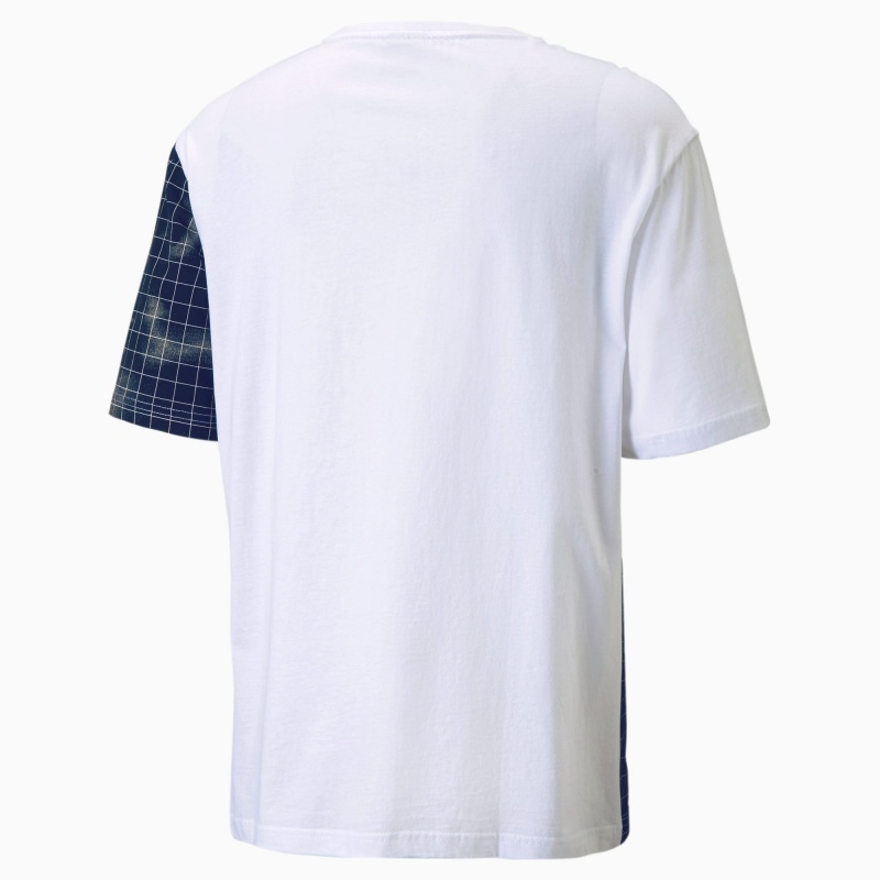 Tee Puma Red Bull Carreras Printed Blancos | 54389URJX