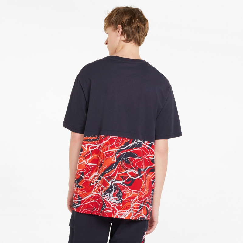 Tee Puma Red Bull Carreras Printed NIGHT SKY | 54709DBVM