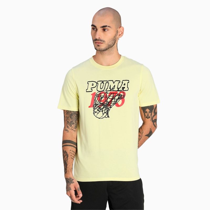 Tee Puma Scouted Basketball Amarillos | 53962SAEU