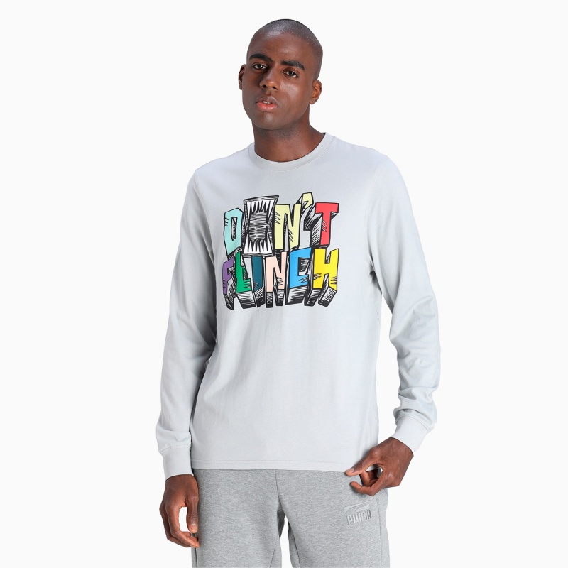 Tee Puma Scouted Long Sleeve Basketball High Rise | 83467QHRU