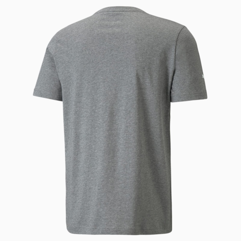 Tee Puma Scuderia Ferrari Race Big Shield Medium Gray Heather | 17289NGHP