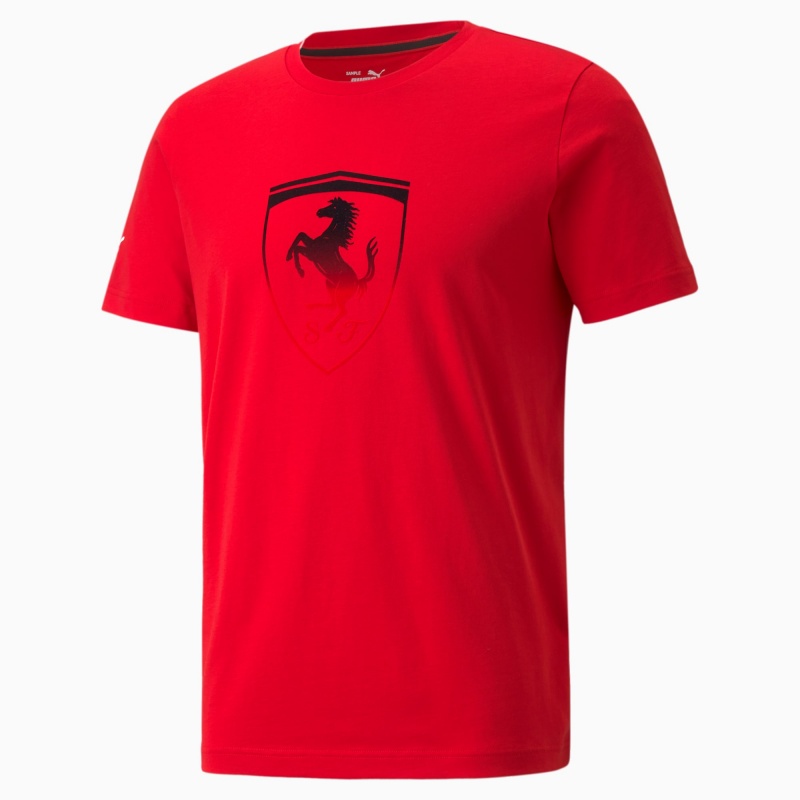 Tee Puma Scuderia Ferrari Race Big Shield Rosso Corsa | 37246EHWT