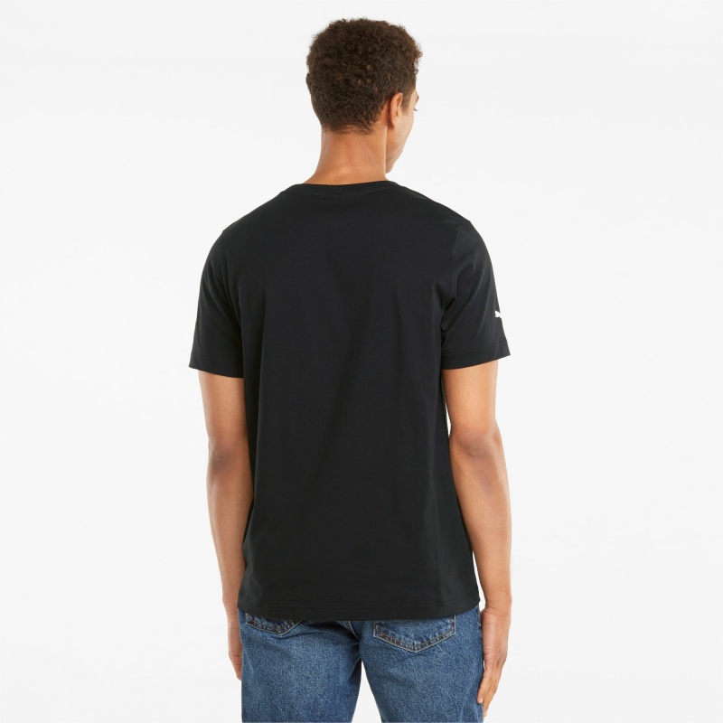 Tee Puma Scuderia Ferrari Race Big Shield Negros | 34692TQIC
