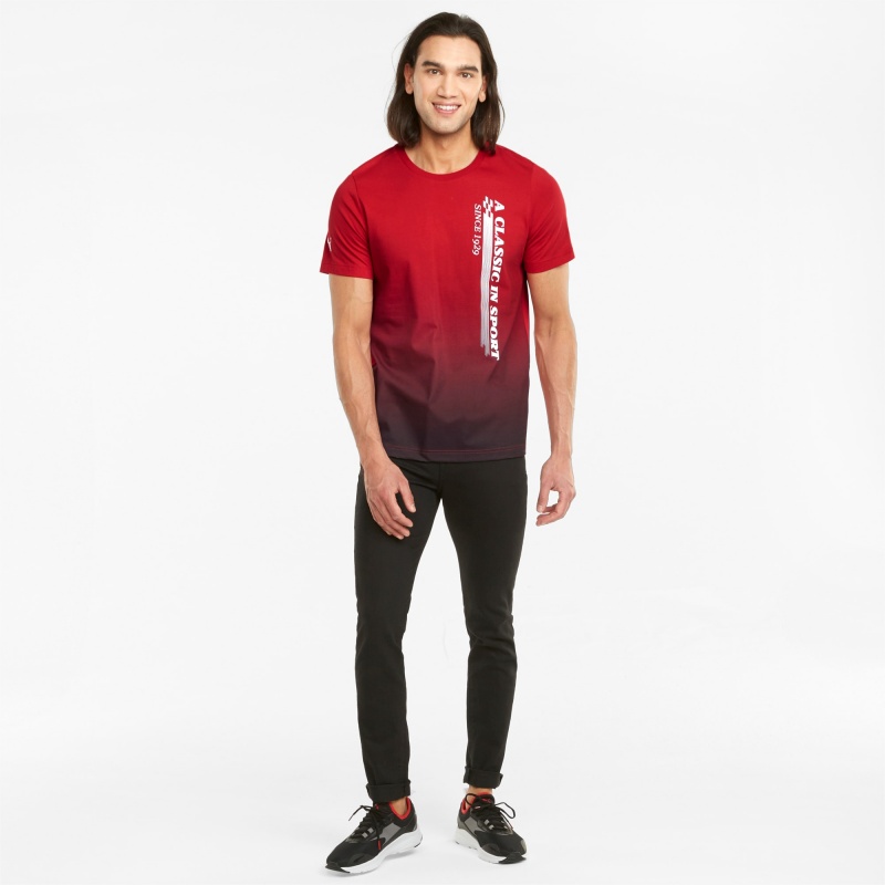 Tee Puma Scuderia Ferrari Race Estampados Rosso Corsa | 59217ICBM