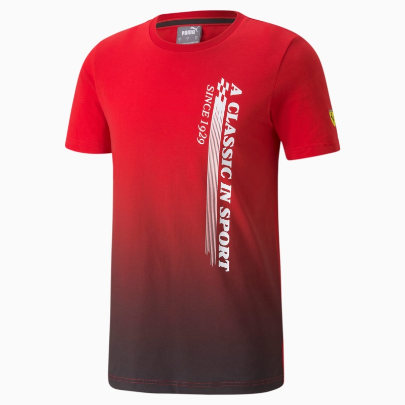 Tee Puma Scuderia Ferrari Race Estampados Rosso Corsa | 59217ICBM