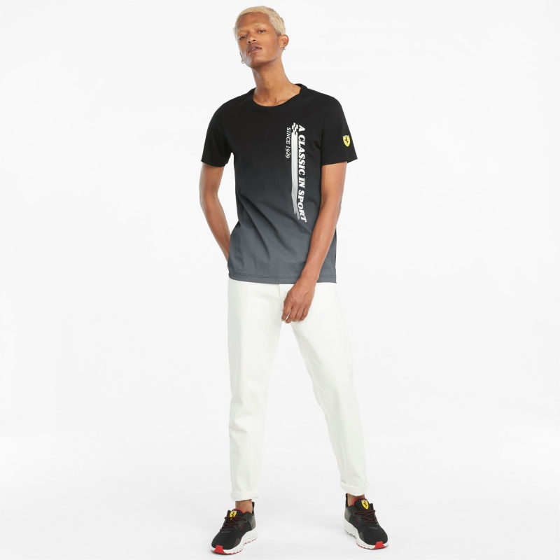 Tee Puma Scuderia Ferrari Race Estampados Negros | 41732ZMJH