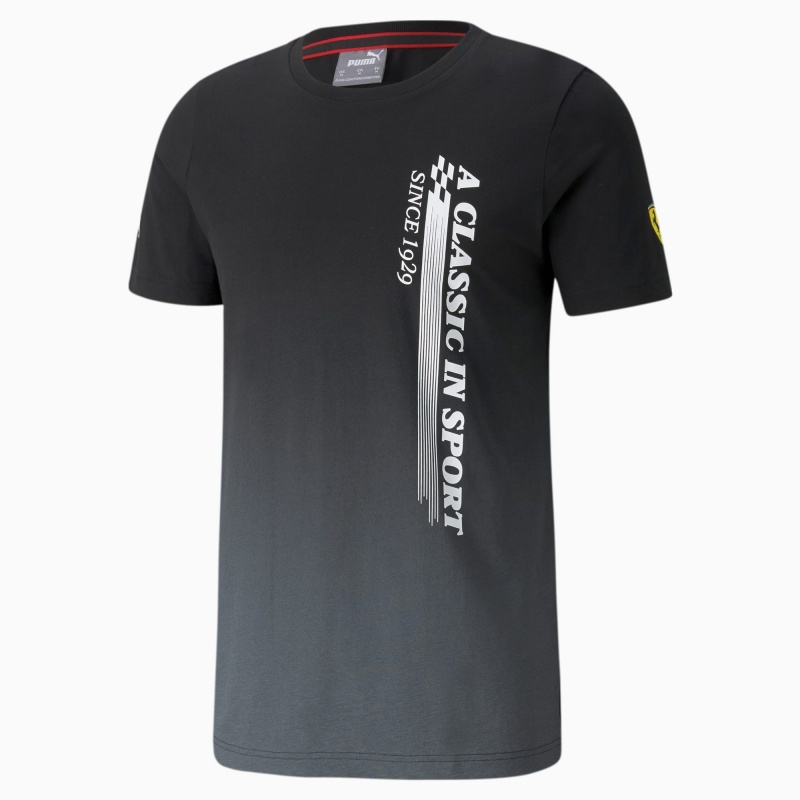 Tee Puma Scuderia Ferrari Race Estampados Negros | 41732ZMJH
