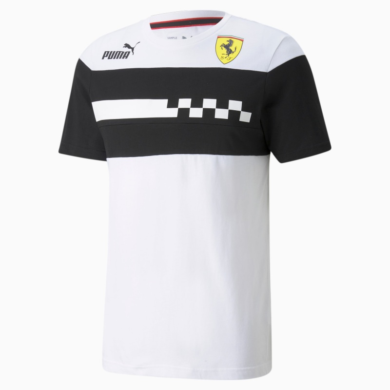 Tee Puma Scuderia Ferrari Race SDS Blancos | 18543YWSH
