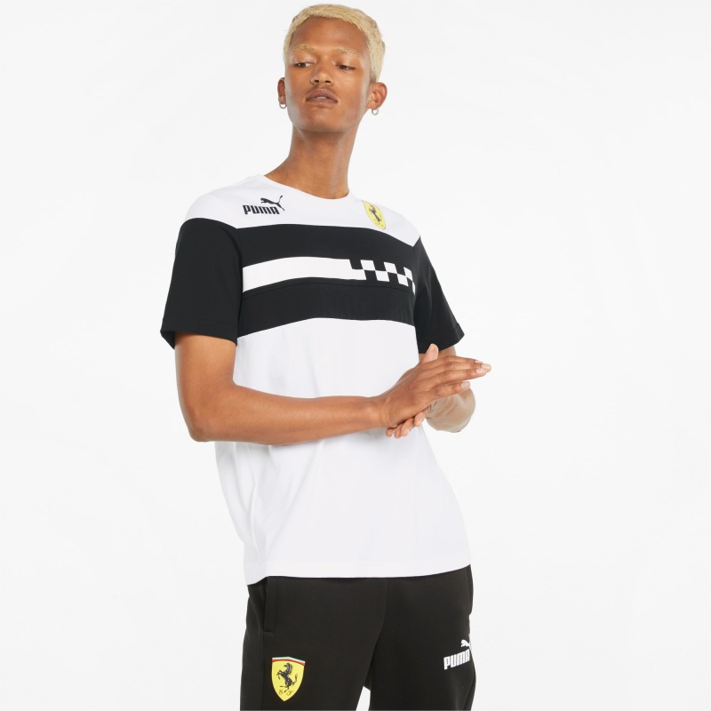 Tee Puma Scuderia Ferrari Race SDS Blancos | 18543YWSH
