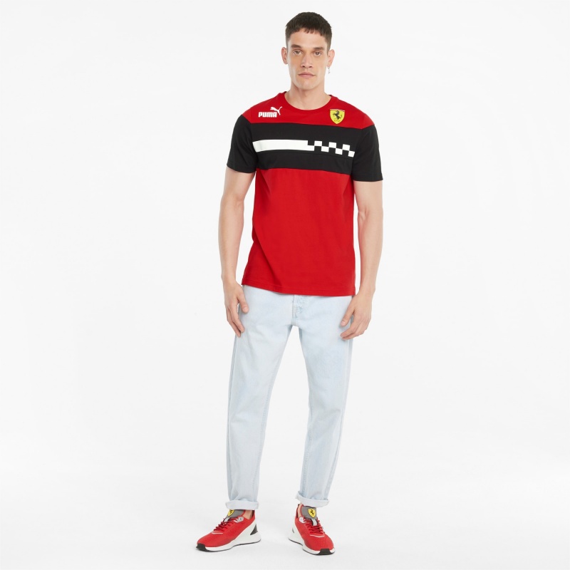 Tee Puma Scuderia Ferrari Race SDS Rosso Corsa | 02937DBGJ