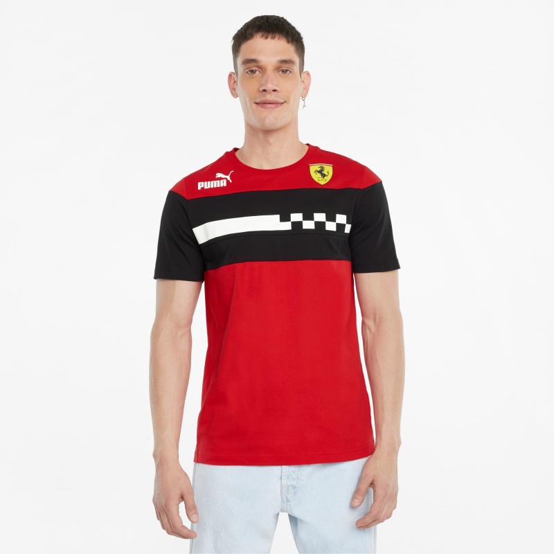 Tee Puma Scuderia Ferrari Race SDS Rosso Corsa | 02937DBGJ