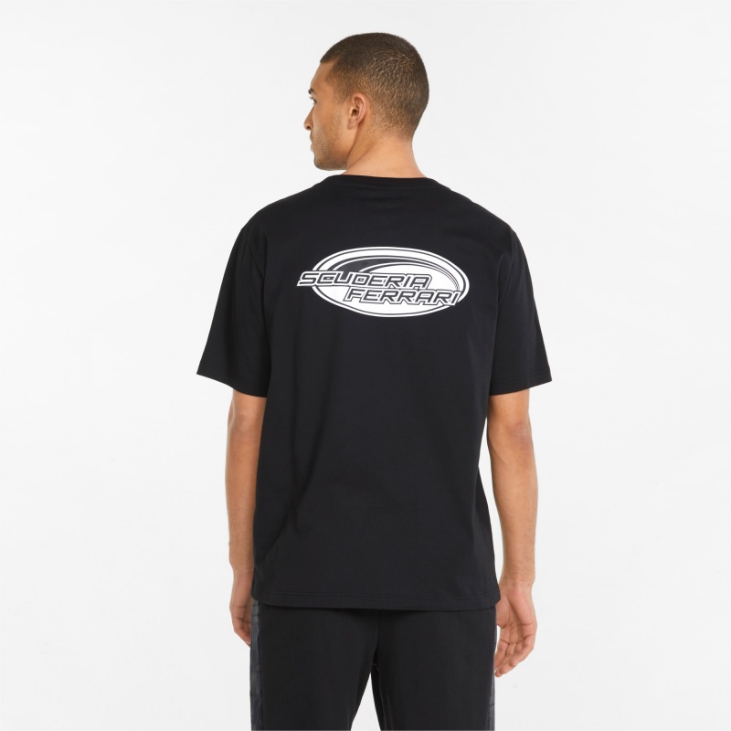 Tee Puma Scuderia Ferrari Race Statement Negros | 25084IOKZ